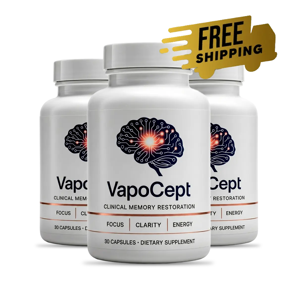VapoCept three bottle package, most popular, 90 day supply
