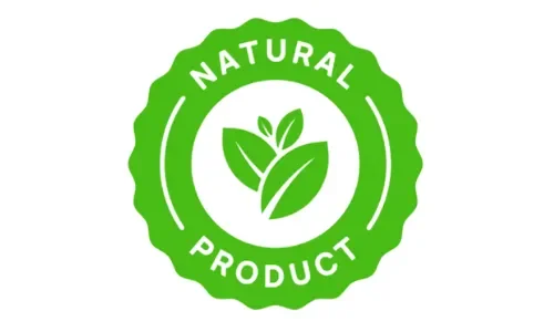 100% natural badge